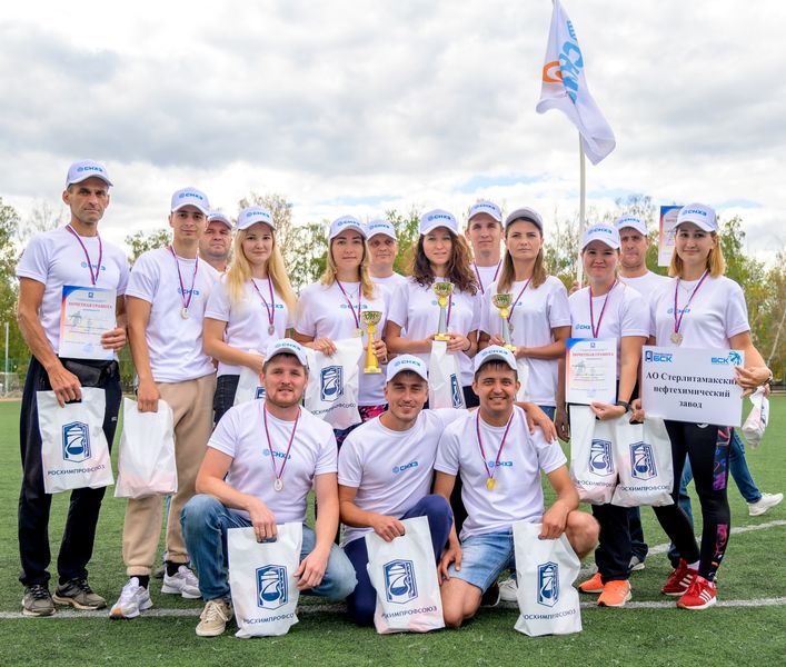 Сборная группы «СНХЗ» – призеры летней профсоюзной спартакиады